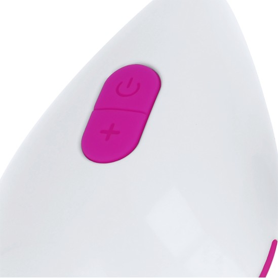 Ohmama Stimulating OHMAMA - VIBRATINGAS KIAUŠINIS 10 REŽIMŲ - ALYVINĖ IR BALTA