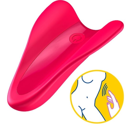 Satisfyer Vibrator SATISFYER HIGH FLY FINGER VIBRATOR FUCHSIA