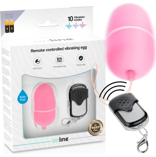 Online REMOTE CONTROL VIBRATING EGG M PINK