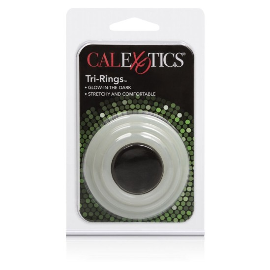 California Exotics CALEX TRI-RINGS GLOW IN THE DARK