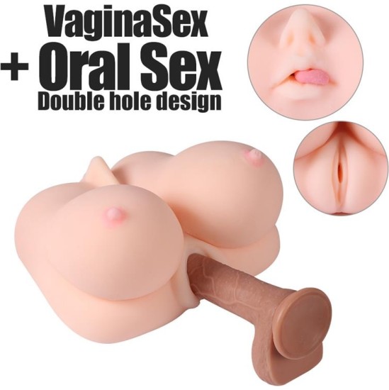 Xise Jalome Masturbator 3 in 1 Vagina, Mouth and Breast 3.2 kg