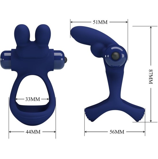 Prettylove Vibrating Penis Ring