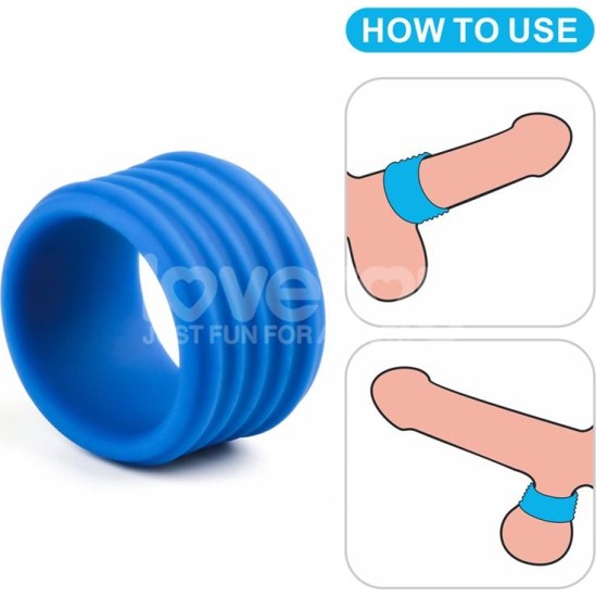 Lovetoy Pinnacle Pro deep Rib Grip Penis Ring