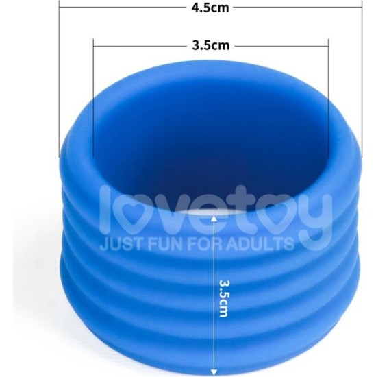 Lovetoy Pinnacle Pro deep Rib Grip Penis Ring