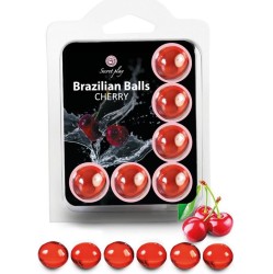 Secret Play Brazilian Balls Set 6  Cherry