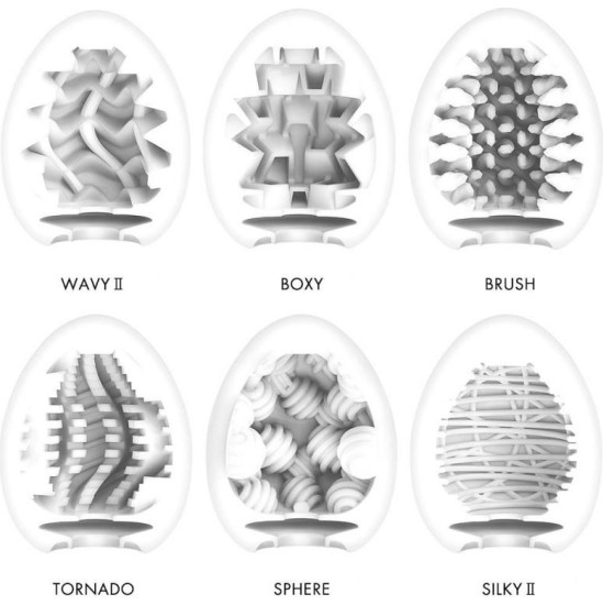 Tenga Pack of 6 Tenga Eggs Standard Package