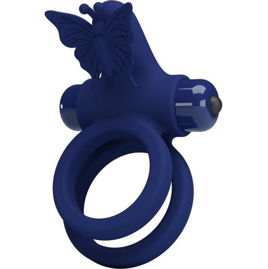 Prettylove Vibrating Double Penis Ring