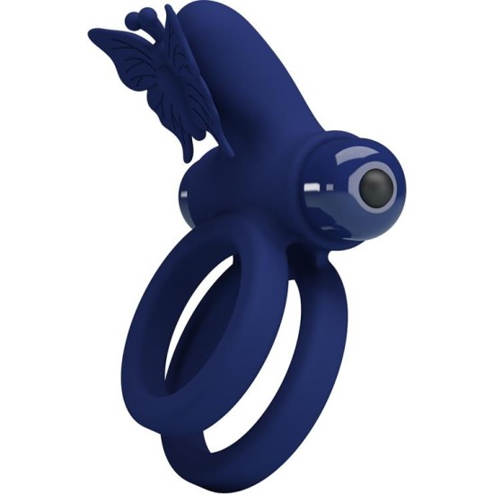 Prettylove Vibrating Double Penis Ring