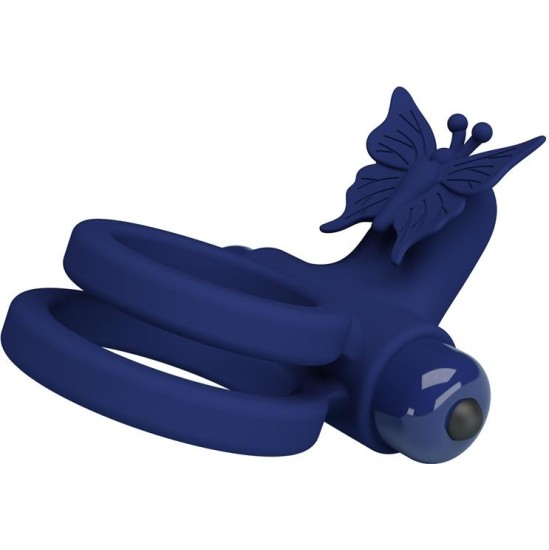 Prettylove Vibrating Double Penis Ring