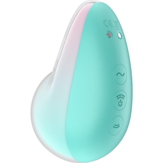 Satisfyer Pixie Dust Clitoris Sucker with Vibration Mint/Pink