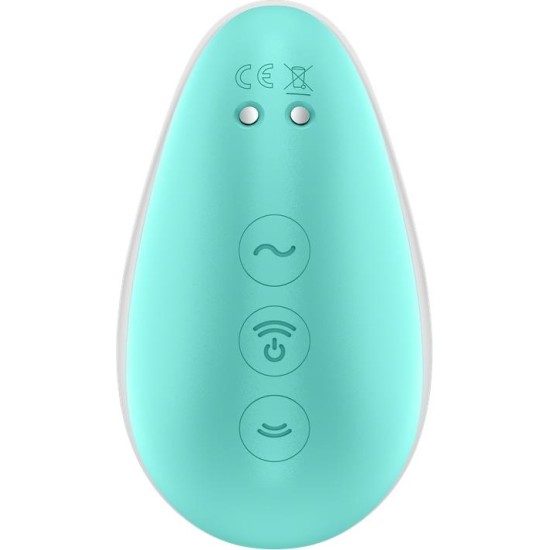 Satisfyer Pixie Dust Clitoris Sucker with Vibration Mint/Pink