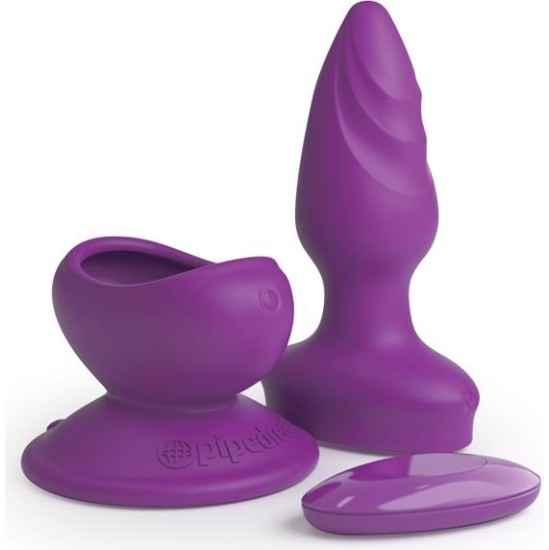 Threesome Butt Plug with Vibration