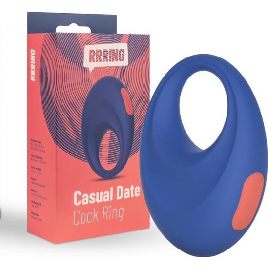 Feelztoys Rring Casual Date Penis ring with Vibration USB Silicone