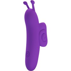 Prettylove Finger Vibrator Snail Purple