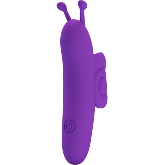 Prettylove Finger Vibrator Snail Purple
