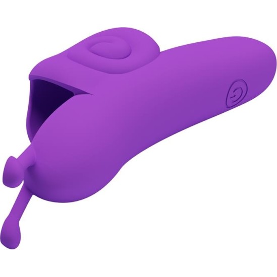 Prettylove Finger Vibrator Snail Purple