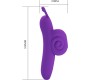 Prettylove Finger Vibrator Snail Purple