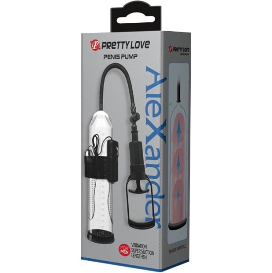 Prettylove Penis Pump with Vibrating Alexander