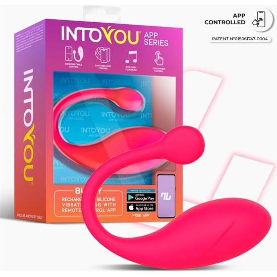 Intoyou App Series Bulby Vibrating Egg with App Dark Pink