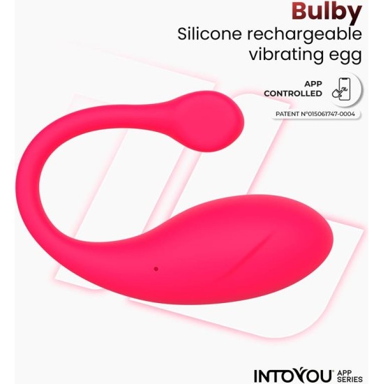 Intoyou App Series Bulby Vibrating Egg with App Dark Pink