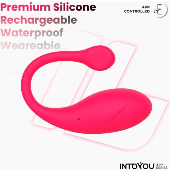 Intoyou App Series Bulby Vibrating Egg with App Dark Pink