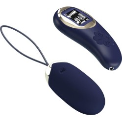 Prettylove Mina Vibrating Egg with Digital Screem Remote control Blue