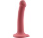 Action Bouncy Liquid Silicone Dildo Hiper Flexible 6.5 - 16.5 cm Size S Burgundy