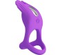 Prettylove Silas Vibrating Penis Ring Purple