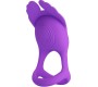 Prettylove Silas Vibrating Penis Ring Purple