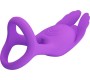 Prettylove Silas Vibrating Penis Ring Purple