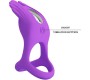 Prettylove Silas Vibrating Penis Ring Purple
