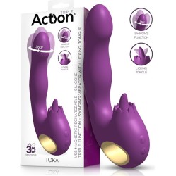 Action Toka Vibe with Swinging 360? and Stimulating Licking Tongue