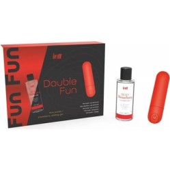 Intt Set Mini Vibrating Bullet and Strawberry Sliding Gel 50 ml
