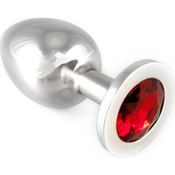 Bondage Play Butt plug, metal-9,7 cm long