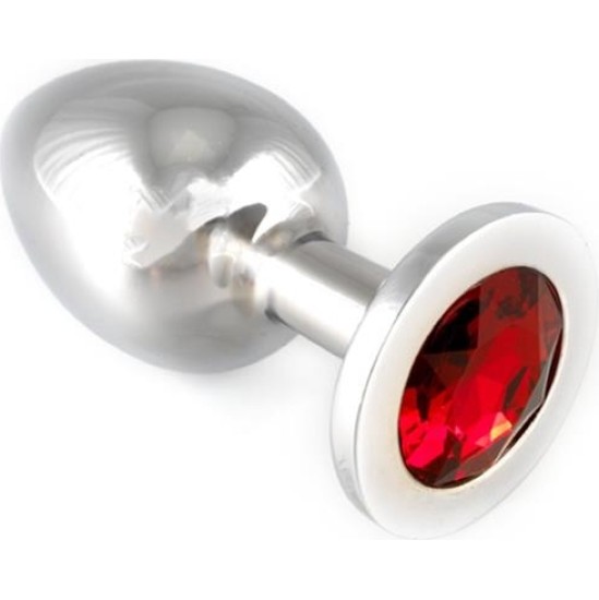 Bondage Play Butt plug, metal-9,7 cm long