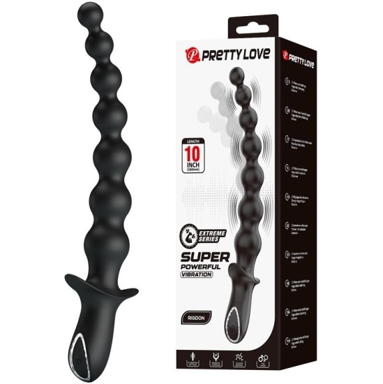 Prettylove Rigdon Anal Beads with Vibration