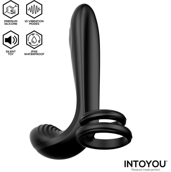 Intoyou Synkox Girth Gainer Vibrating Double Cockring