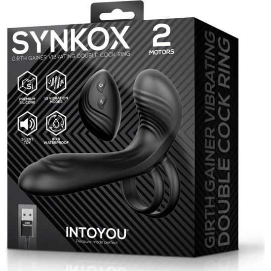 Intoyou Synkox Girth Gainer Vibrating Double Cockring