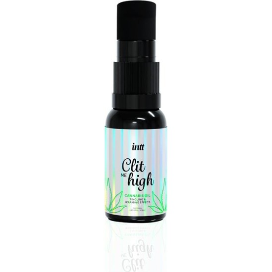 Intt Clitoris Stimulator Clit Me High With cannabis seed oil