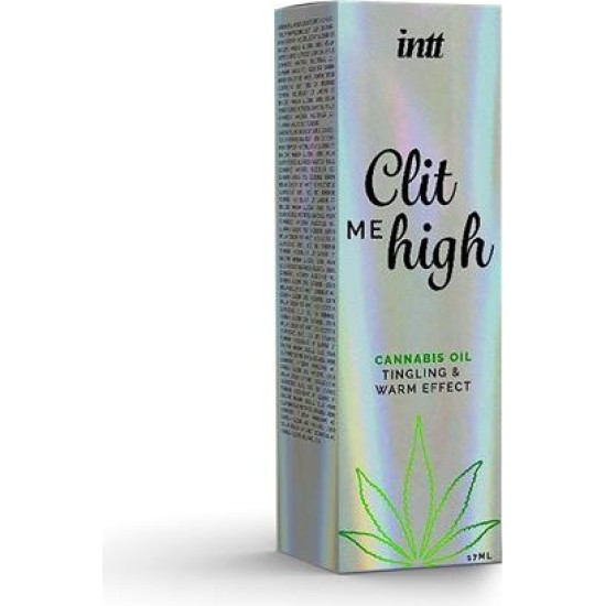 Intt Clitoris Stimulator Clit Me High With cannabis seed oil