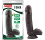 Chisa Dildo Dual Density Fashion Dude 17.8 x 4 cm Brown