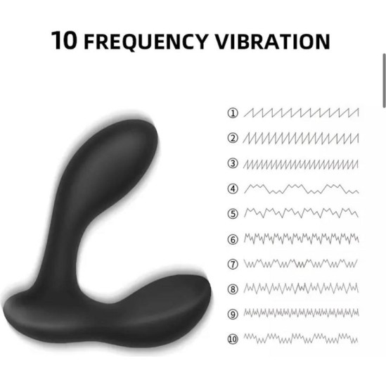 Tardenoche Brett Prostate Massager Remote Control USB Liquid Silicone