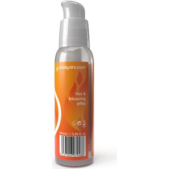 Body Ars Water Based Serum Dispenser Heat Effect Gel 100 ml