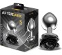 Afterdark Metal Anal Plug with Black Rose Base Size S