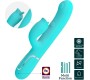Prettylove Gigi Vibrator Licking and Thumping Turquoise