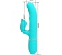 Prettylove Gigi Vibrator Licking and Thumping Turquoise