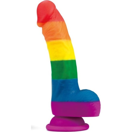 Lovetoy Dildo Prider 8 Liquid Silicone LGBT