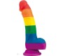 Lovetoy Dildo Prider 8 Liquid Silicone LGBT