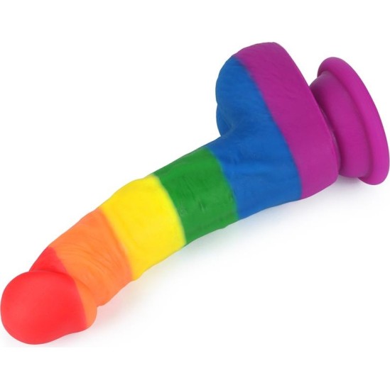 Lovetoy Dildo Prider 8 Liquid Silicone LGBT