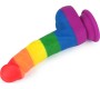 Lovetoy Dildo Prider 8 Liquid Silicone LGBT